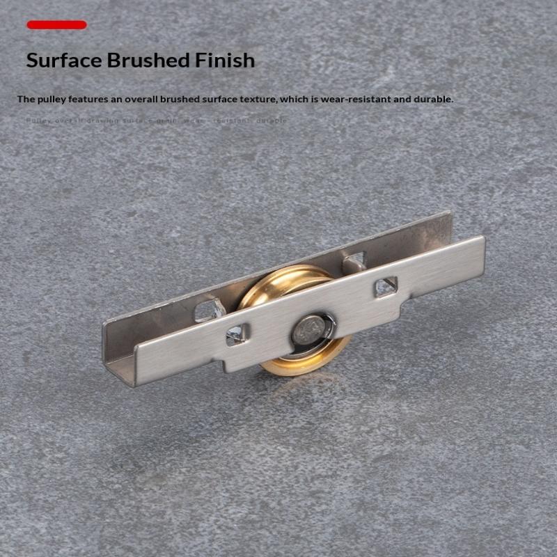 4Pcs Stainless Steel Copper Roller 8Mm Sliding Glass Door And Window Pulley Window Decoration Hardware Accessories
