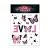 Waterproof 3D Colorful Butterfly Tattoo Sticker - High-End Fashion Tattoos