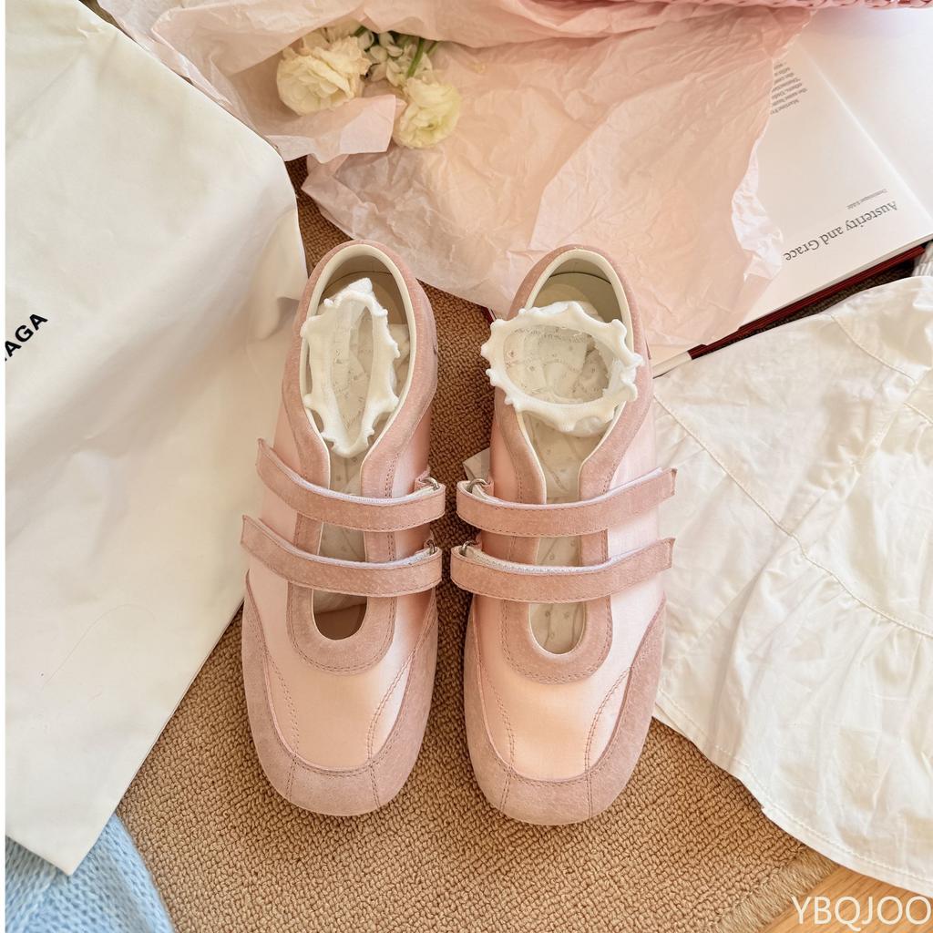 Modische Ballerina-Schuhe im französischen Mary Jane-Stil für Damen, Frühling, lässige flache Sohle, Einzelne Schuhe, elegant, bequem, modische Sneaker