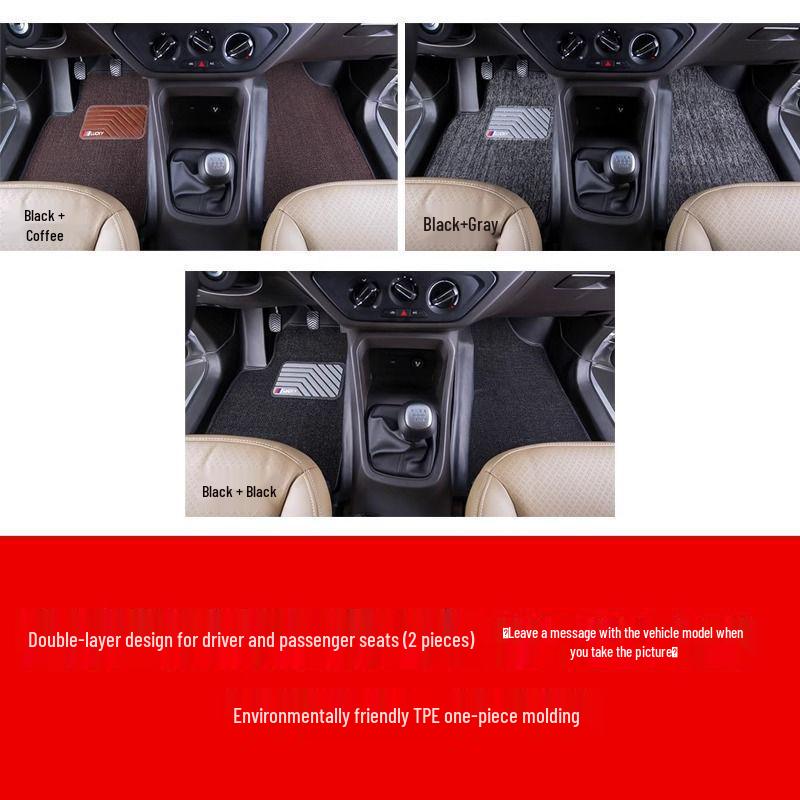 Durable TPE Floor Mat with Door Sill Protector for Changan CX70/CX70T.