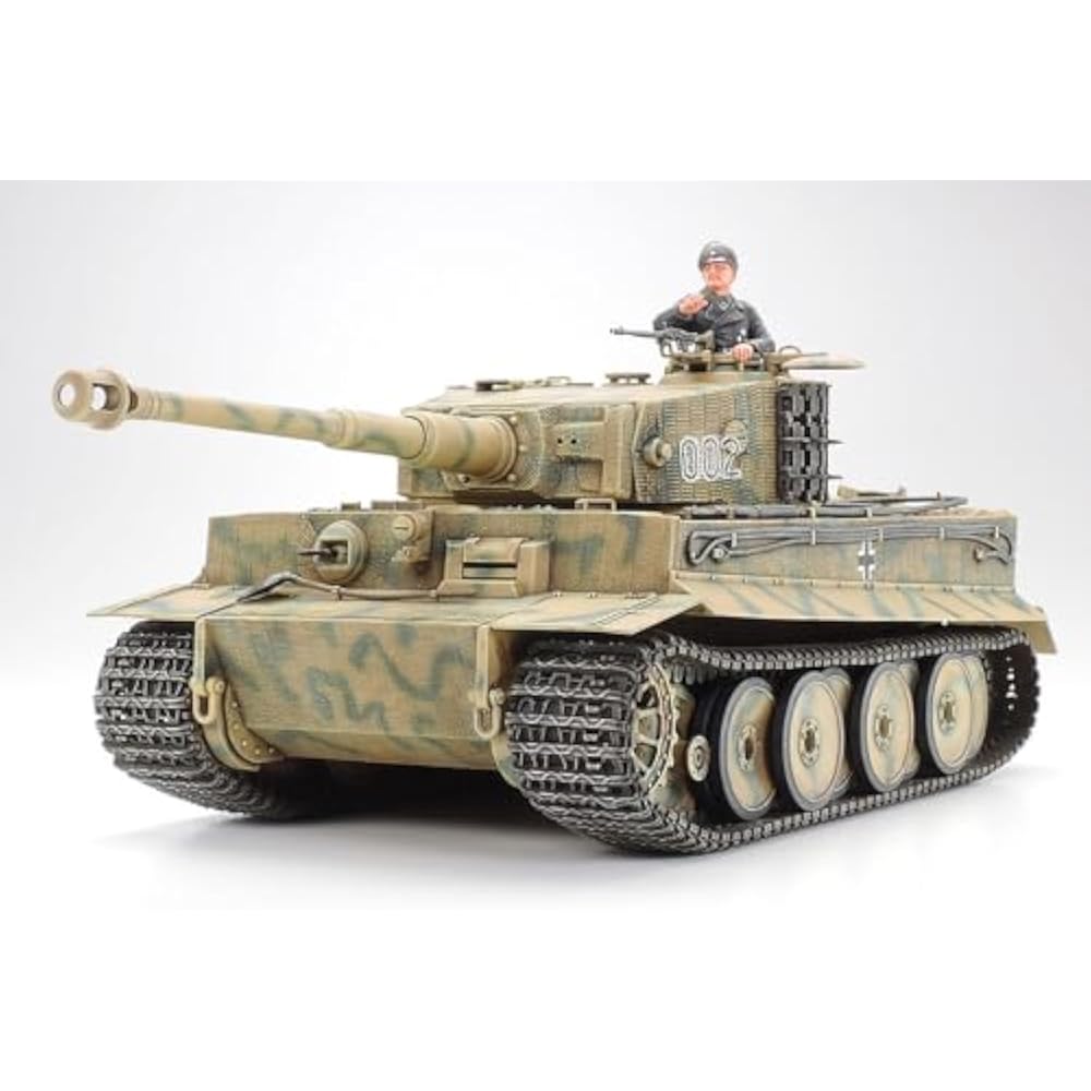Tamiya 1/35 Military Miniature Series No. 194 German Army Heavy Tank Tiger I Mid-Production Plast...
