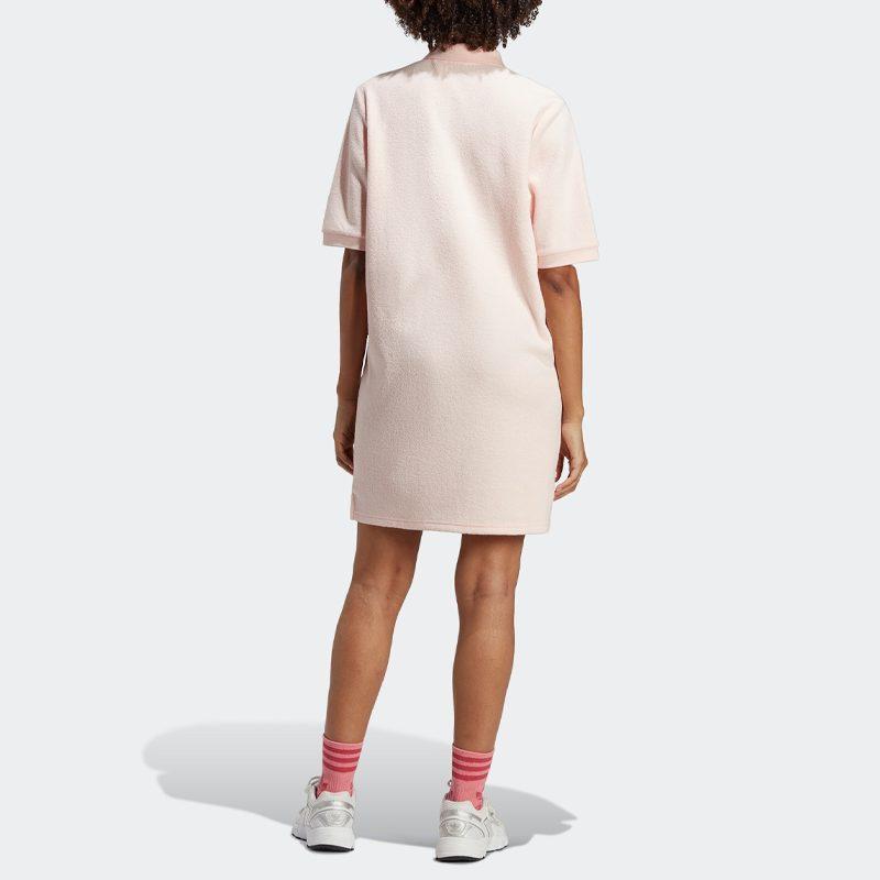 Adidas Originals Cherry Blossom Limited Series Short Sleeved Dress Women's Ice Crystal Pink IP3754
