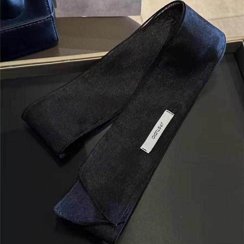 

Новый весенне-летний прозрачный длинный шарф-лента повязка на голову женская мода стиль острой девушки Y2K украшение для вечеринки узкий шарф