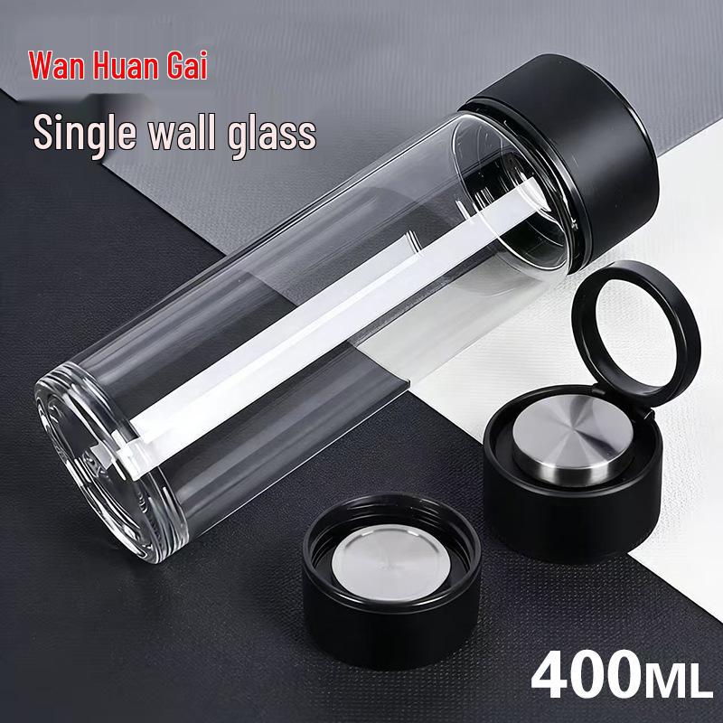 Custom Logo High-Temperature Resistant Borosilicate Glass Tea Cup - Personalized Thickened Water Cup