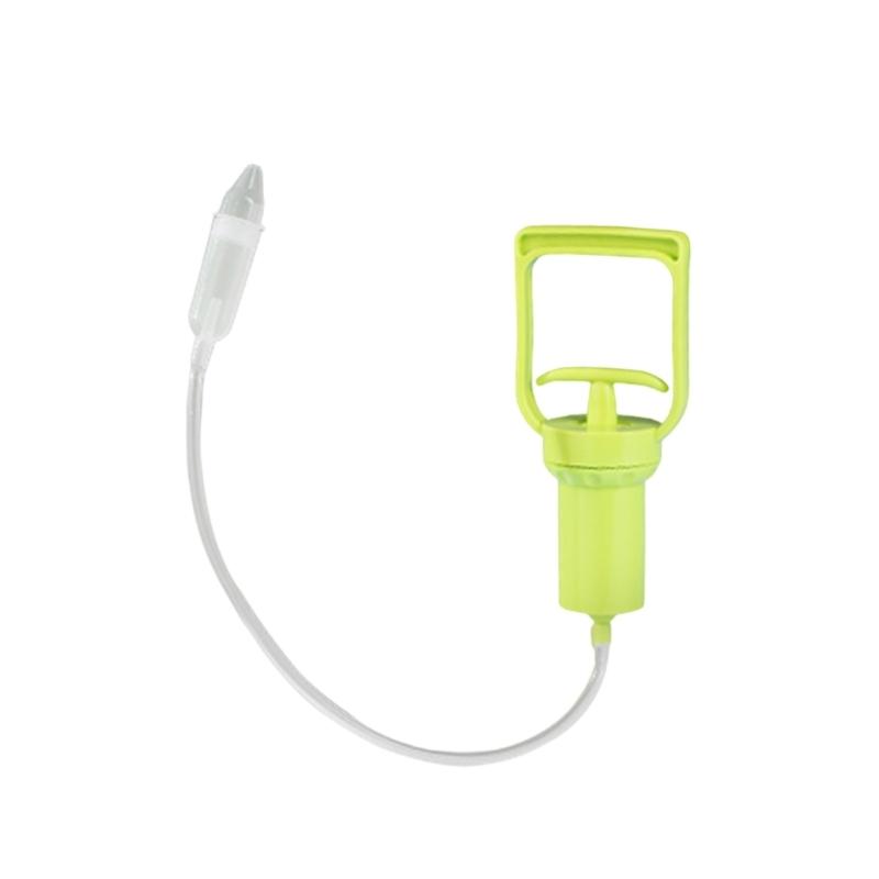 Baby Nasal Aspirator with Soft Silicone Tip Portable Hand Pulled Nose Sucker Strong Suction for Infants and Toddler
