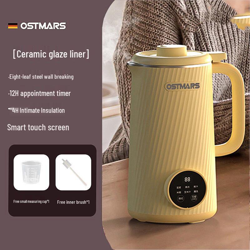 OSTMARS Soybean Milk Machine: Fully Automatic, Compact, Multi-Function, Wall-Breaking, No Cooking Needed, No Filtering Required.