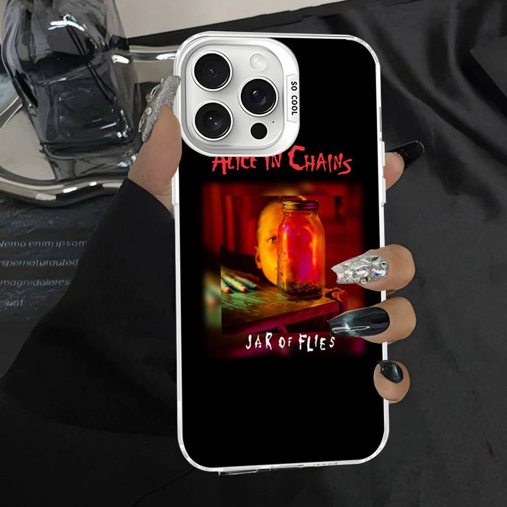 A-Alice I-In C-Chains Phone Cases For iPhone 17 16 15 14 13 12 11 Plus Pro Max Pro Color Matte Cover