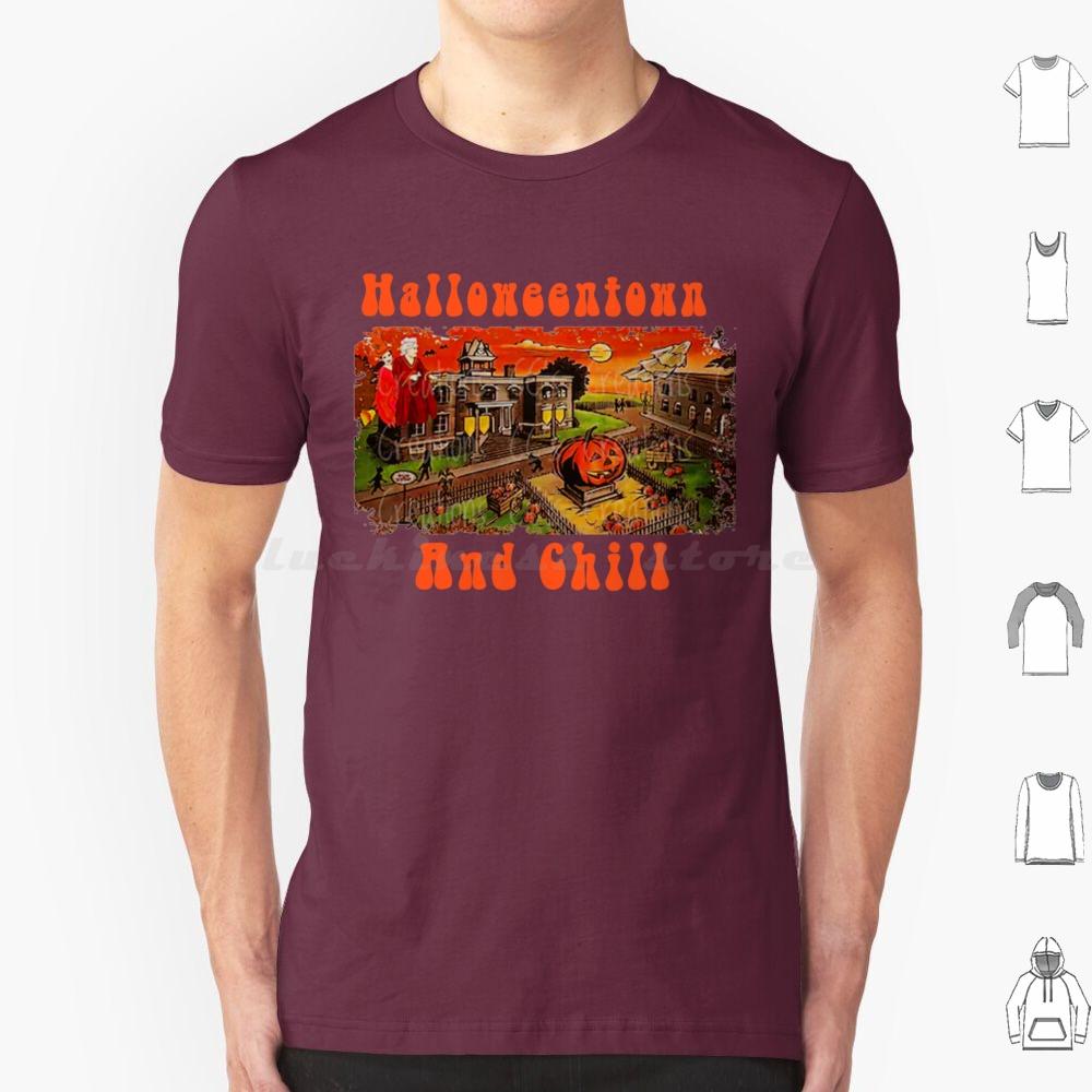 Halloweentown And Chill Fitted Scoop T Shirt Men Women Kids 6xl Halloweentown Halloweentown University Halloween Halloweentown S