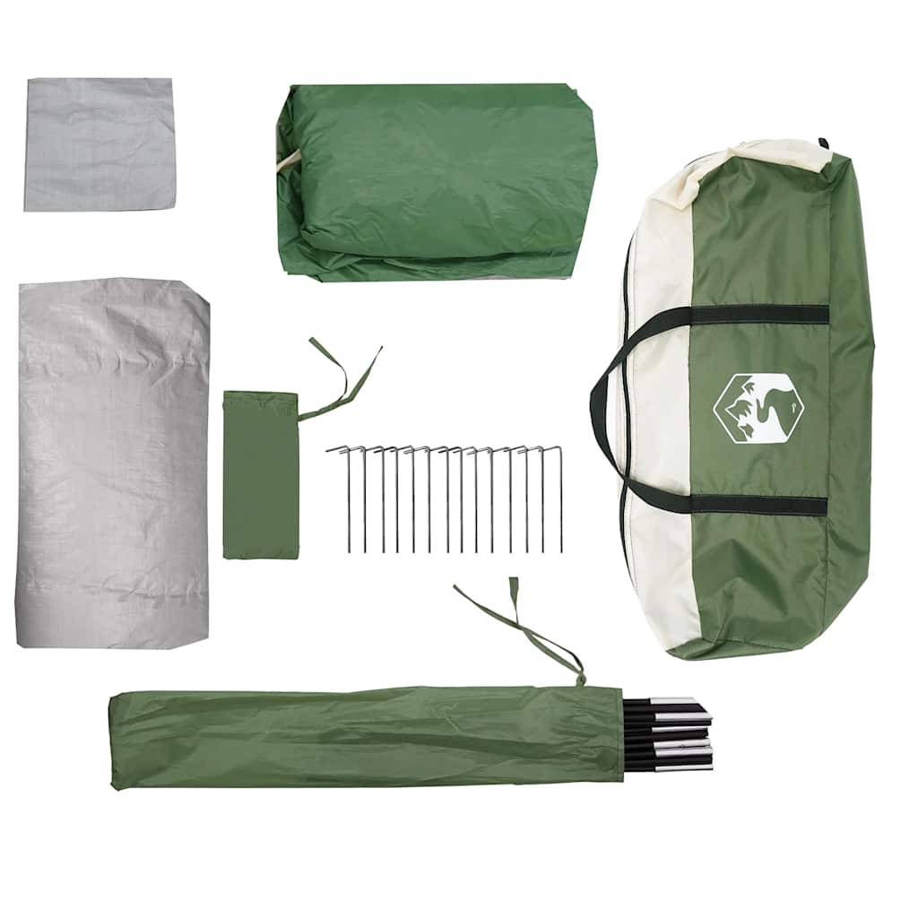 Car Tent for 4 Persons Green Waterproof