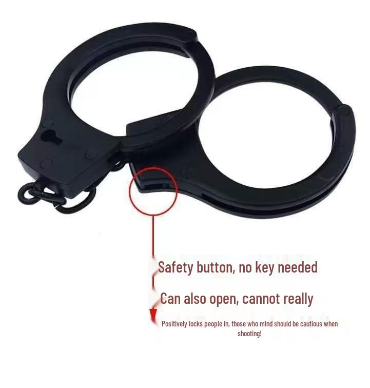 Stainless Steel Escape Room Handcuffs and Leg Cuffs for Couples