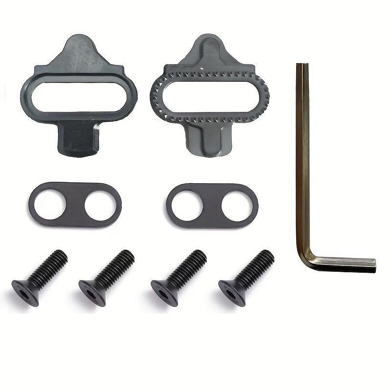Mountain Bike Shoes Cleats MTB Cleats Multi-Release Spd Pedal Cycling Shoes Clips Set Bicycle Accessories