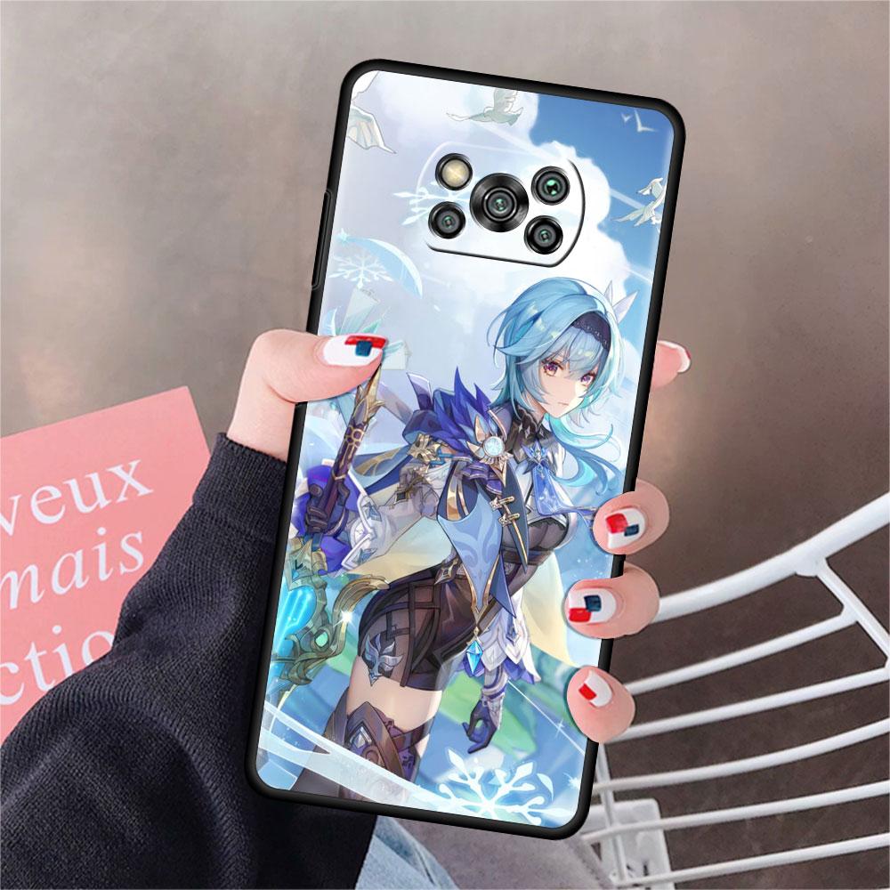 Hülle für Xiaomi Mi Poco X3 NFC X4 Pro F3 F4 GT M4 M3 F1 C40 11 Lite 11T Weiche Silikon Funda Handyhülle Genshin Impact Spiel Capa