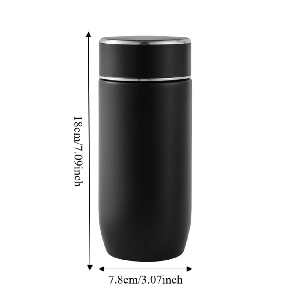 Portable Thermos Water Bottle with Tea Filter Tea Brewing Cup Fashionable Coffee Mug Travel