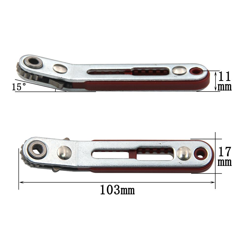 Multi-functional Two-way Forward and Reverse Ratchet Screwdriver Elbow Flat Head Wrench Driver Cross Slotted Screwdriver Tool