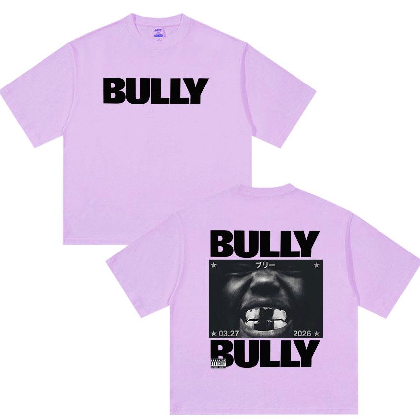 Rapper Kanye West Bully New Album 2026 Graphic T Shirt Unisexs Hip Hop Pop Music Short Sleeve Tshirt Retro Cotton Tees Streetwear