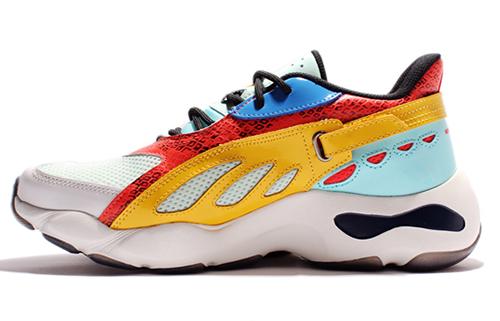 Li Ning Chunky Sneakers Women s Low Top Yellow/Red AGLN072-11 39