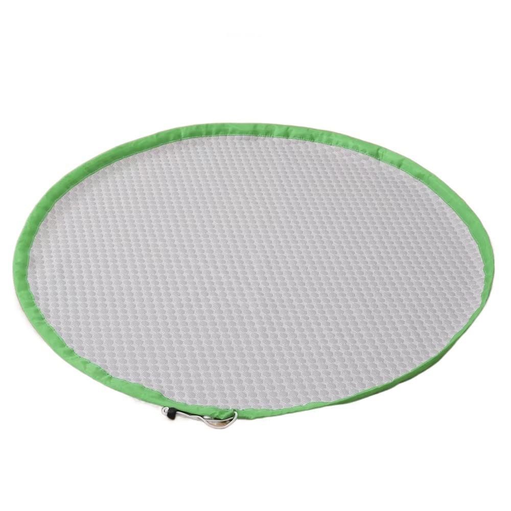 

Adjustable Dog Bed Cover Round Pet Sleeping Cushion Thin Summer Cat Mat Indoor 65cm серый