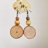 Yunnan Artistic Ethnic Fruit Earrings: Retro Natural Forest Style Design