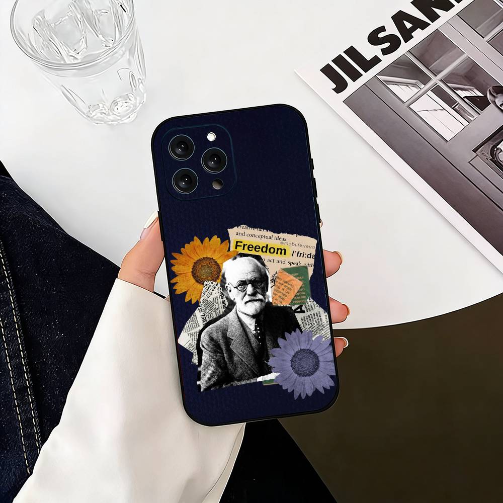 

Sigmund Freud Psychoanalysis Phone Case Silicone Soft For IPhone 17 16 15 14 13 12 11 X XR Plus Pro Max Plus iPhone17