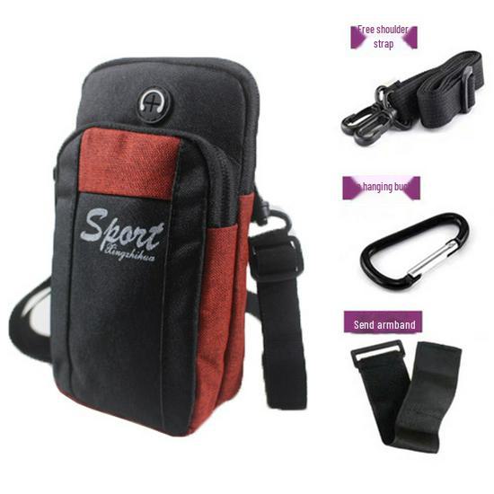 Unisex Waterproof Nylon Waist and Shoulder Bag for Sports and Outdoor Activities