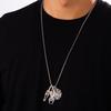 Punk Style Halloween Necklace Spider Gothic Clavicle Choker Cool Skeleton Pendant Necklace  Men