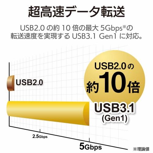 Elecom Type-C Docking Station C Hub PD Compatible Charging Type-C X 1/USB (3.0) X 1/HDMI X 1/LAN Port 30cm Cable Black DST-C09BK