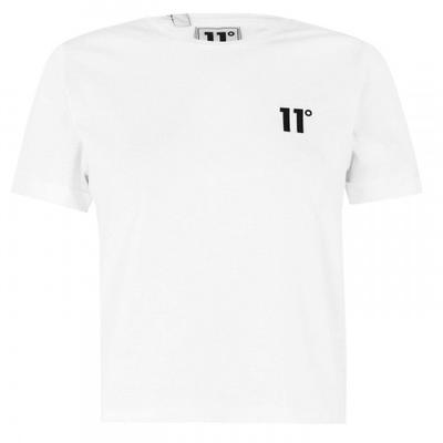 11 Degrees Womens/Ladies Logo Crop T-Shirt