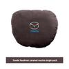 Suede Seat Headrest Neck Pillow Soft Comfort Cushion Lumbar Support For Mazda CX-3 CX-4 CX-5 CX-7 CX-9 Mazda 3 Axela 6 Gh Car