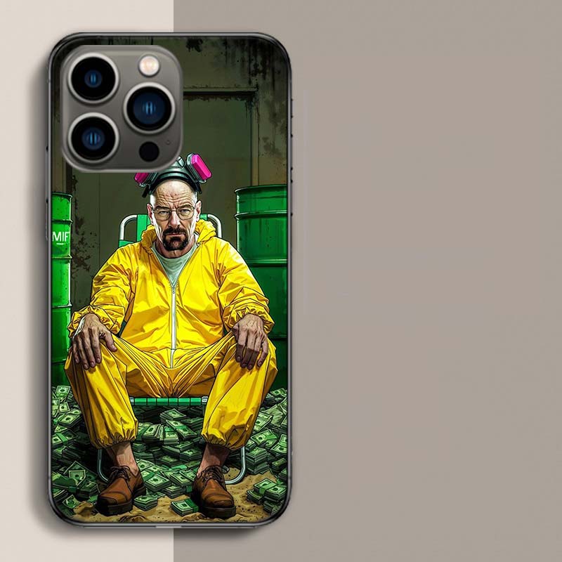 Breaking Bad Phone Case For Iphone 17 Air 15 Pro 14 Plus 16 Pro Max 17E 16E 12 13 Mini 11 Cover Cute Fundas