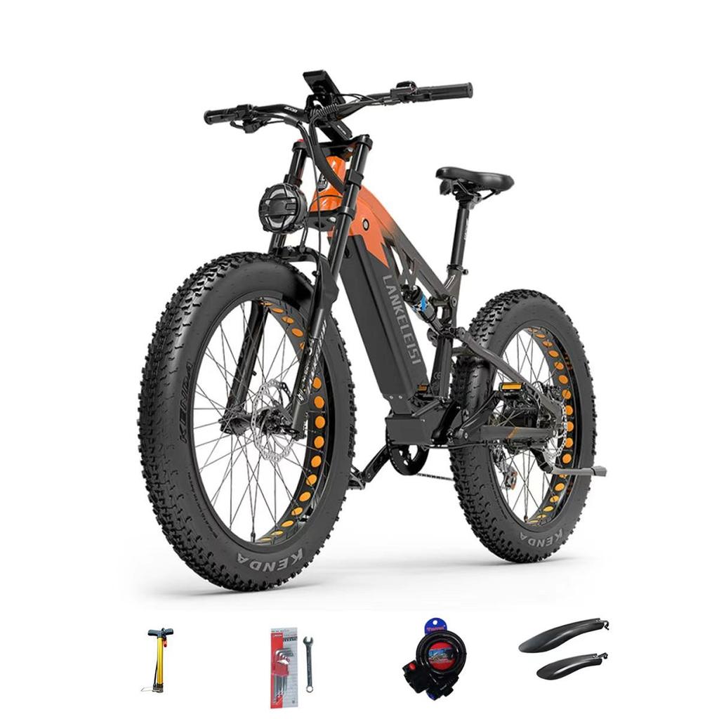 LANKELEISI RV800 Plus Elektrofahrrad 750W Motor 48V20AH Akku 140 km Geschwindigkeit E-Bike 26*4.0 Zoll Großer Reifen Erwachsenen Elektrofahrrad