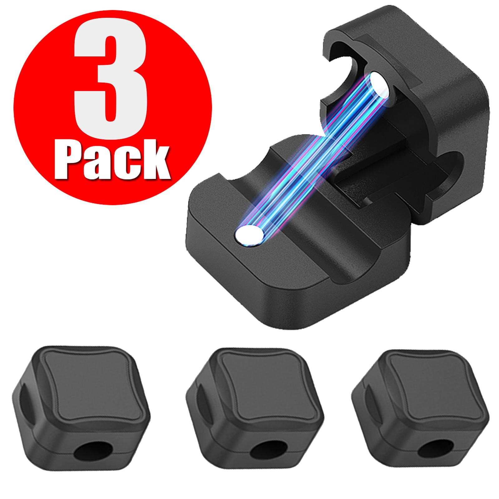 

3/6/12Pcs Holder Keeper Organizer for Home Cable Clip Cord Holder Adhesive Wire Office Car Under Desk Cable Management Magnetic