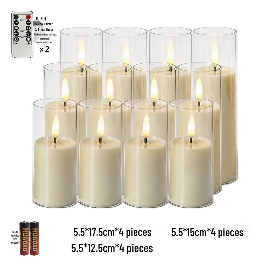LED Candle Lamp String Lights for Christmas and Halloween - Decorative Luxury Lamp for Dining Table Atmosphere