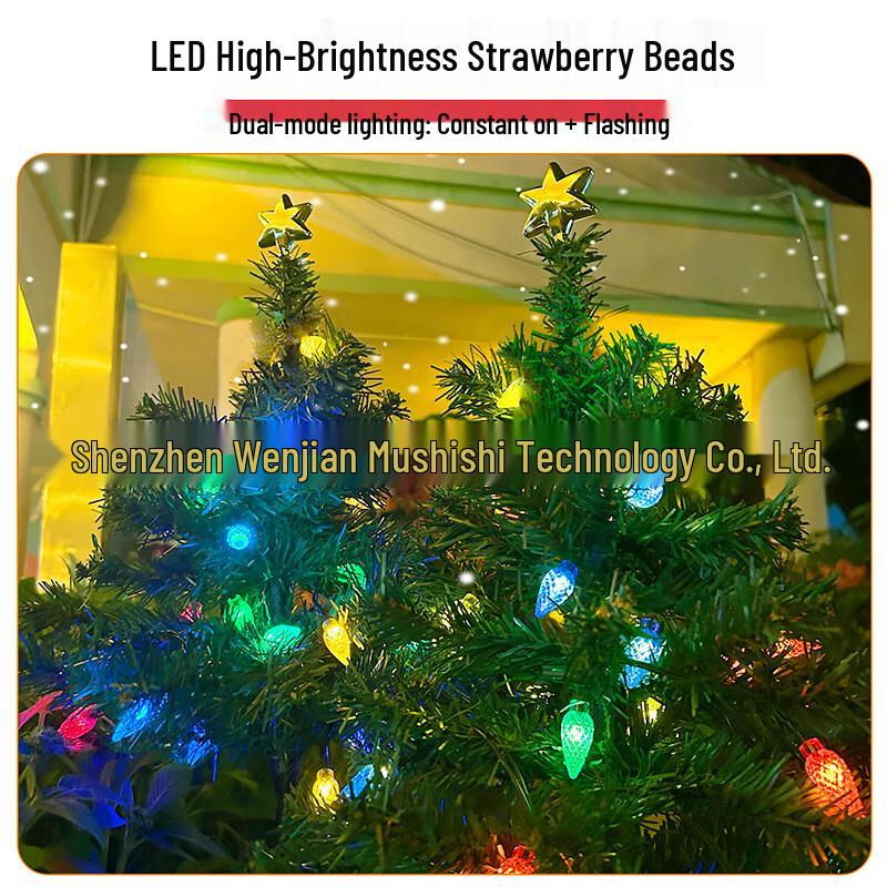 Outdoor Solar Christmas Tree Stake Light