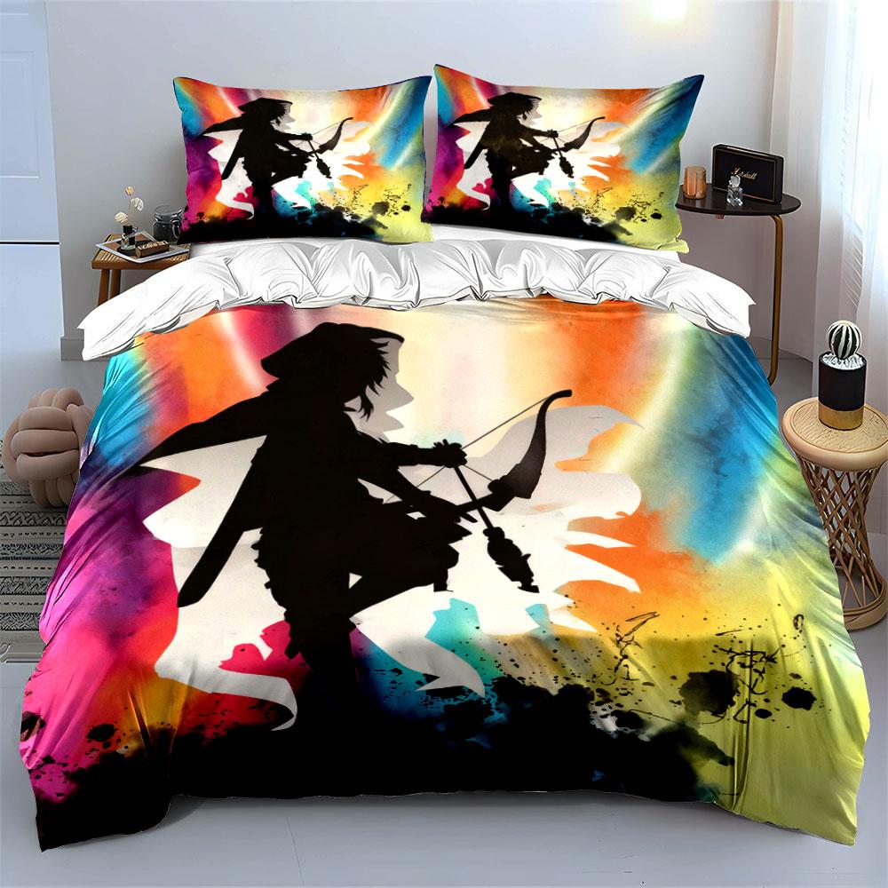 Fantasy Archer Set Artwork Soft Comfortable Duvet Cover Bedding Set Included 1*Duvet Cover & 2*Pillowcases, Gift
