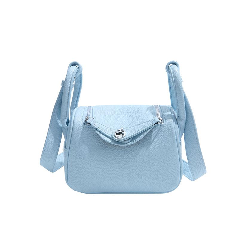 Fashion texture handbag bag women's summer simple casual pillow bag commuter shoulder messenger bag
