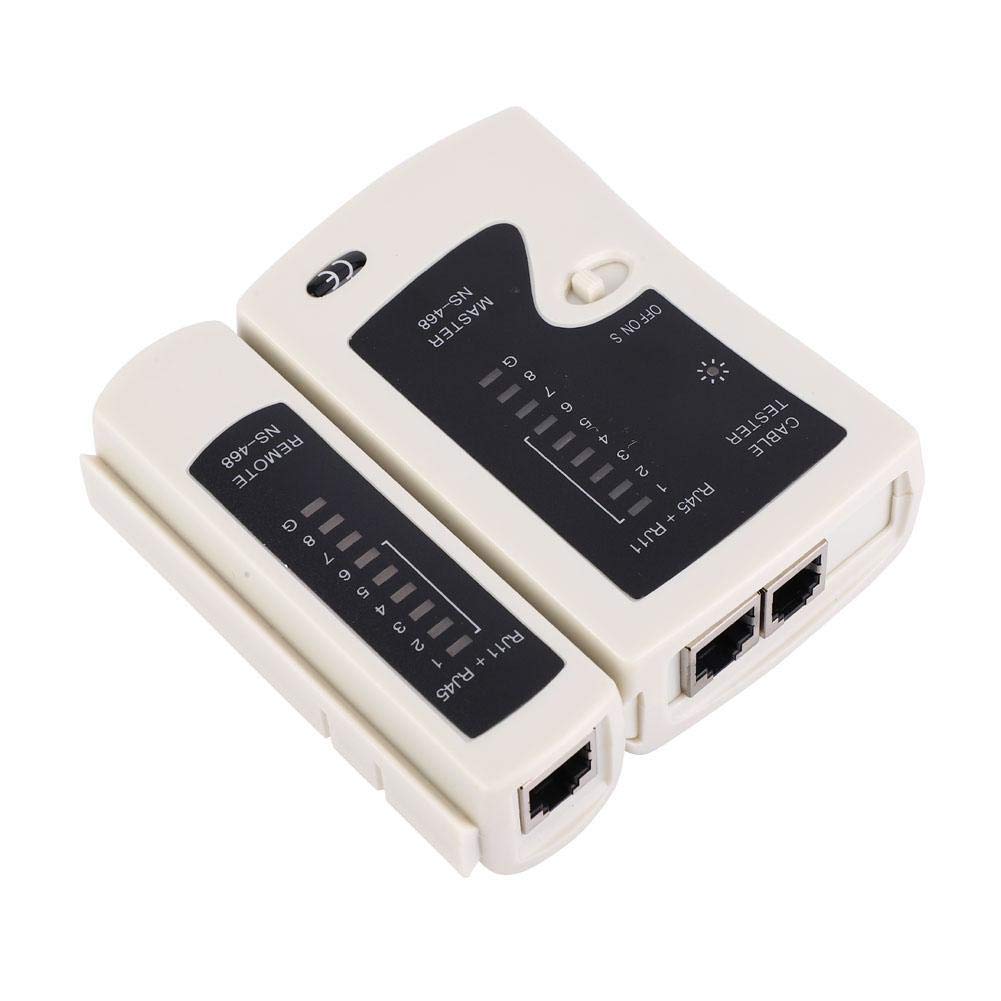 Kabel sieciowy RJ45 RJ11 RJ12 Kabel LAN Kabel LAN Obsługuje Automatyczne Okablowanie Sieciowe 25MA Tester Plastikowy, Tester, Tester, Sprawdzarka, Detektor, Tryb Szybki/Wolny,