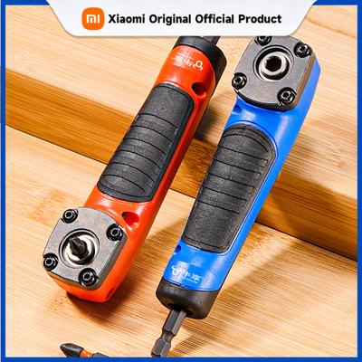 New 1PC Multifunctional Electric Corner Screwdriver,High Torque 90 ° Right Angle Screwdriver,Manual Tool,Blue and Orange