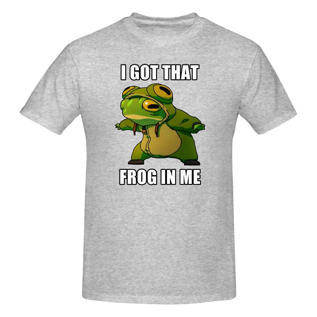 Piece I Got That Graphic Funny Cotton TShirt Funny Frog Meme Tops Tees For Unisex
