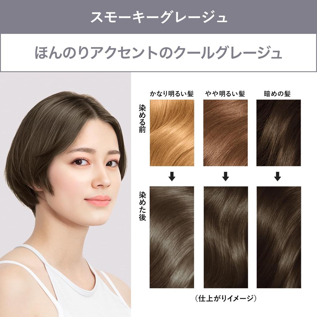 Wella Color Studio Hair Stylish Smoky Beautiful Finish 60g X Cream Color, Dye, Greige, Glossy, (Quasi-drug, 2, Type)
