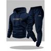 Popular Casual Fashionable Men's Women's Hoodie Set With Printed Drawstring Sports