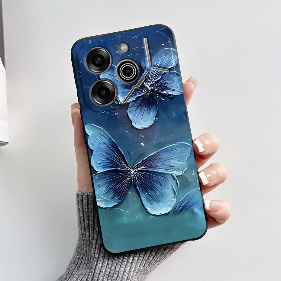 phone Case For Tecno Pova 6 Pro 5G Soft Silicone Back Cover For Tecno Pova 6 5G Case Cute Cartoon Protection Phone Cover Coque