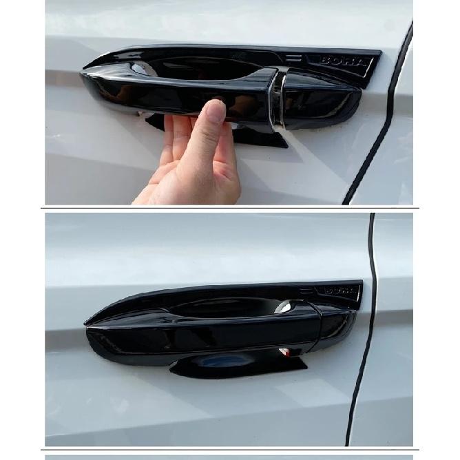 for Volkswagen VW Scirocco 3 MK3 2008~2017 Gloss Black Door Handle Cover Stickers Trim Car External Accessories 2009 2010 2011