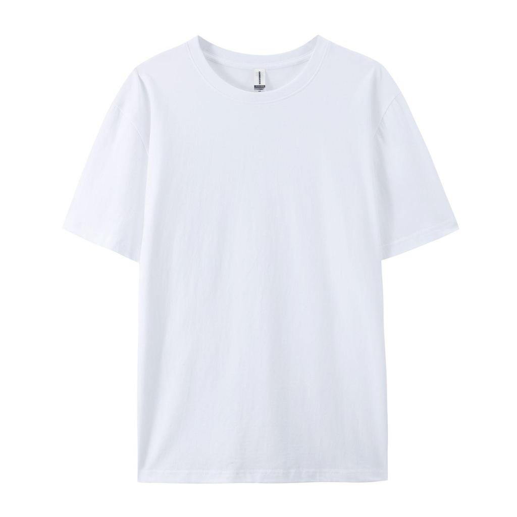 Women's Summer Breathable Plus Size Solid Colour Round Neck Bottom Casual Sports T-Shirt