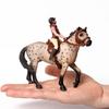 Toy Horses Equestrian Rider Horse Playset Farm Animals Action Figure Animal Figurines Plastic Models Children Toys Kids Gifts