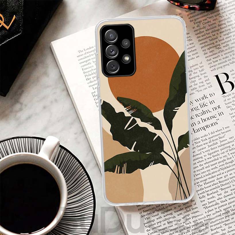 Abstract Women Face Line Cover For Samsung Galaxy A51 A50 A71 A70 Phone Case A21S A31 A41 A10 A20E A30 A40 A01 A11 A6 A7 A8 A9 C