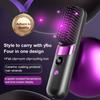 USB Charging Hair Straightener Brush LCD Display Electric Straightening Comb  Travel Use