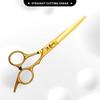Gold Cap Stainless Steel Hair Cutting & Thinning Scissors for Professional Stylists