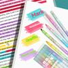 6Pcs Overlapping-Color Highlighter Double-ended Magic Color Changing Highlighter Pen Set, Student Diary Scrapbook Painting