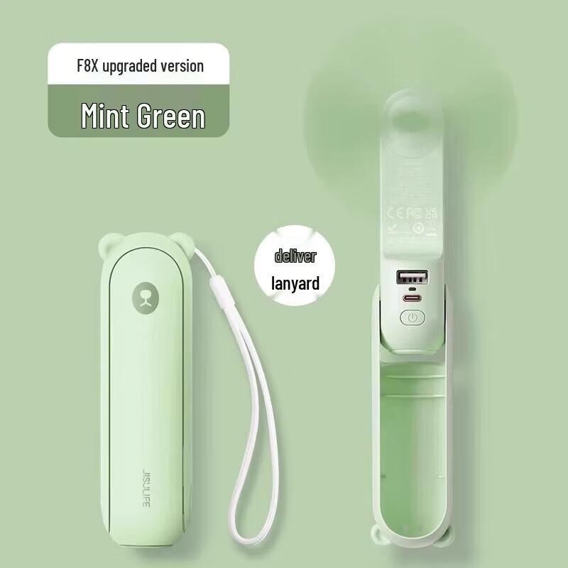 Jisu F8X Portable Handheld Mini Fan