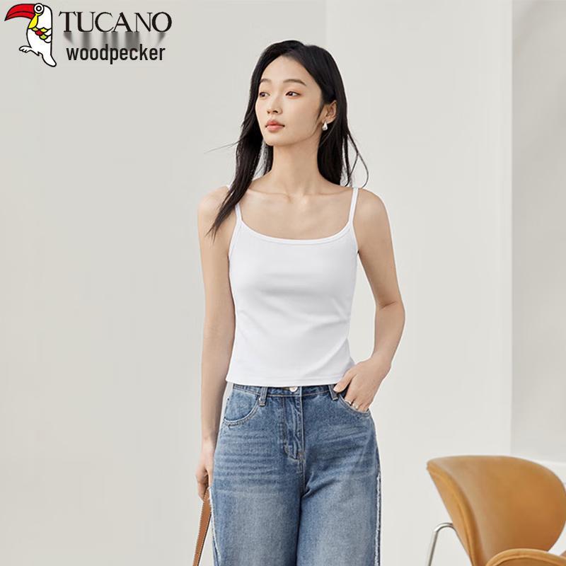 Woodpecker Women s Cotton Slim-Fit Camisole Tank Top M